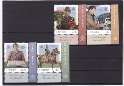 ROMANIA 2021 - PASIUNILE REGILOR ROMANIEI(I), cu tabs in romana, MNH - LP 2313 foto