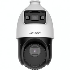 TandemVu, DarkFighter si ColorVu - camera IP, 4MP, lentila 2.8mm SI 4.8~72mm, 15X, WL 30m, IR 100m, Audio, Alarma, PoE+, IP66 - HIKVISION DS-2SE4C415M