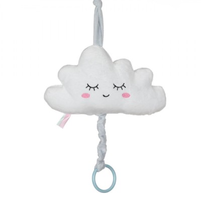 Carusel Muzical Bebe, Nor, Poliester, Alb, 23cm foto