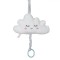 Carusel Muzical Bebe, Nor, Poliester, Alb, 23cm