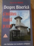 DESPRE BISERICA SI INVATATURA BISERICII PE SCURT-DAVID ION BALAUTA