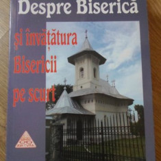 DESPRE BISERICA SI INVATATURA BISERICII PE SCURT-DAVID ION BALAUTA