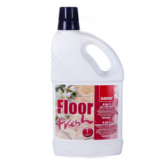 Detergent Lichid Pardoseli Sano Floor Fresh, 1 L, Parfum de Iasomie, Concentrat, Toate Tipurile de Pardoseli, Detergent Pardoseli, Detergent Universal