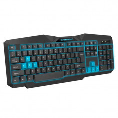 Tastatura Gaming USB Tirions Esperanza, LED Albastru foto