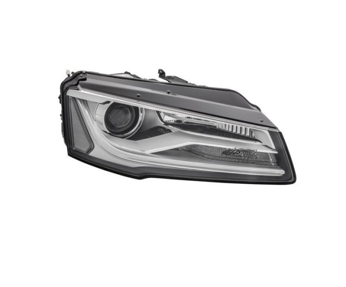 Far Audi A8 (D4/4f), 11.2013-09.2017, montare fata, dreapta, bi-xenon; cu lumini de zi tip LED; D3S+H7+PSY24W; electric; fara ballast; fara modul LED