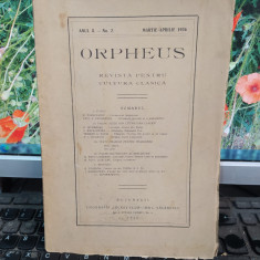 Orpheus, Revistă pentru Cultura clasică, anul II nr. 2, mar.-apr. 1926, 147