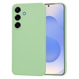 Husa silicon Samsung Galaxy S25 Techsuit SoftFlex, verde deschis