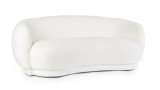 Cumpara ieftin Canapea textil alb Tecla 191x93x73 cm