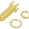 Soclu SMA mamă drept aurit 50&Omega; THT PTFE alamă -65&divide;165&deg;C