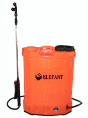 Pompa stropit gradina electrica Elefant, 18 litri, acumulator, 5.5 bar, regulator, lance 85 cm, 3 duze foto
