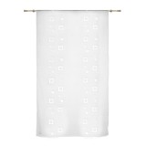 Perdea, 10020/V2, semiorganza, alb, H 280 cm
