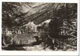 CPI B13751 CARTE POSTALA - BAILE HERCULANE, POD PESTE CERNA