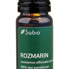 Ulei esential pur de rozmarin (rosmarinus officinalis leaf), 10ml, Sabio