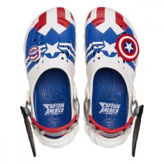 Saboti Crocs Echo Captain America Sam Wilson Clog Alb - White