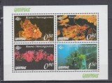 BOSNIA HERTEGOVINA 2000 FAUNA MARINA CORALI BLOC MNH, Nestampilat