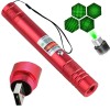 Laser Verde Pointer Profesional cu Raza lunga, Joc de Lumini, Acumulator, USB, Pentru prezentari Birou si Constructii