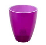 Ghiveci + masca din plastic Miltonia, pentru orhidee, ametist, D 13.3 cm