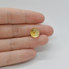 Cabochon citrin 11x11x6mm c100