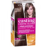 Vopsea de par semi-permanenta fara amoniac Casting Creme Gloss 613 Moccacino, 180ml, L&#039;Oreal Paris