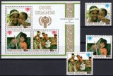 Insulele Cook 1979 - Anul International al Copilului, UNICEF, serie si colita neuzata