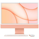 Sistem All in One Apple iMac 24inch Retina 4.5K Apple M1 8 core 16GB 256GB SSD GPU M1 macOS Orange