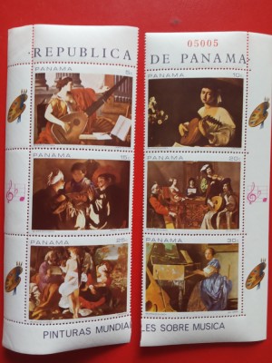 PANAMA, PICTURI - SERIE COMPLETĂ MNH foto