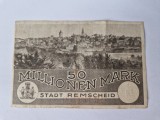 Germania Bancnota de Inflatie din 1923 - 50 Millionen Mark.