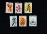 Surinam 1992 - Sport , J.O. Barcelona , serie 6 valori dantelate , MNH , Mi.1407-1412