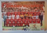 DINAMO Bucuresti - echipa de fotbal Haldan, Lupescu, Mihali, Adrian Mutu, Florentin Petre, carte postala