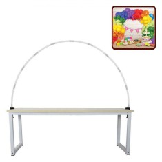 Arcadă Baloane, 4m, Suport Masă, Capacitate 100 Baloane