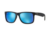 Ochelari de soare Ray Ban RB4165 Justin 622/55 albastru oglinda, Barbati, Protectie UV 100%