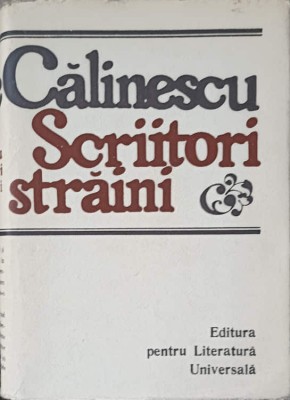 SCRIITORI STRAINI-GEORGE CALINESCU foto