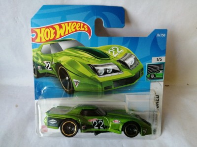 bnk jc Hot Wheels &amp;#039;76 Greenwood Corvette - 2022 21/250 foto