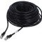 Patch cord F/UTP 6 litat CCA PVC negru 30m 26AWG