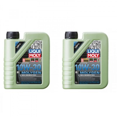 Pachet 2 litri Ulei Motor Sintetic Liqui Moly Molygen New Generation 10W30 foto