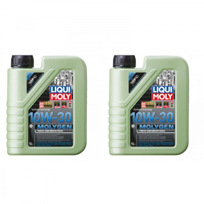 Pachet 2 litri Ulei Motor Sintetic Liqui Moly Molygen New Generation 10W30