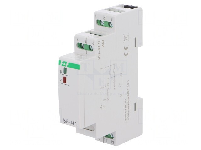 Releu Bistabil cu Impulsuri 16A 24V LED