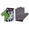 Manusi ciclisti copii, culoare alb/verde, marime 3XS Cod:LSL3363