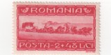 Asistenta P.T.T., 1944, 2+48 lei, NEOBLITERAT, Posta, Nestampilat
