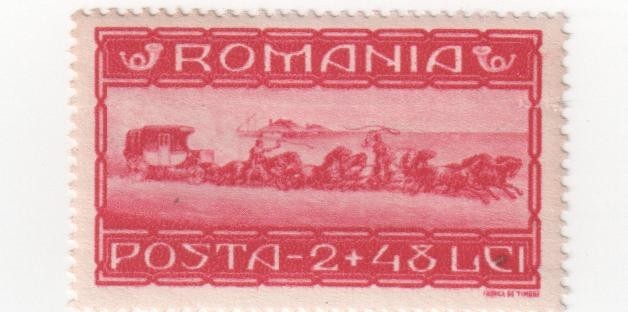 Asistenta P.T.T., 1944, 2+48 lei, NEOBLITERAT