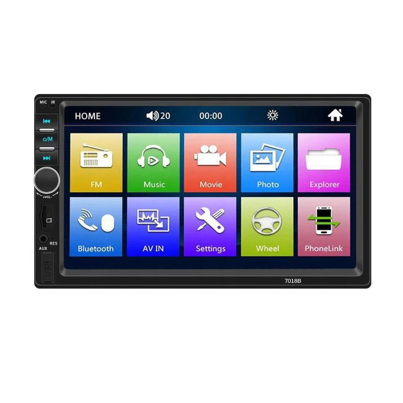 Mp5 player auto bluetooth 7018B, 2 x DIN, 45 x 4 W, 7 inch, USB, ecran  Touchscreen, General | Okazii.ro