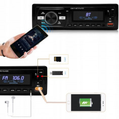 Player Auto dimensiune 1DIN, 4 x 50W, model AW1003, cu Bluetooth, Radio, MP3, foto