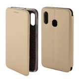 Husa Flip Cover Magnetic Pentru Samsung Galaxy A20e, A202, Gold, ALC MOBILE