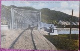 Carte Postala, Baile Calimanesti, Podul peste Olt la Proeni, perioada interbelica