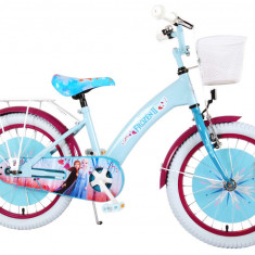 Bicicleta pentru fete Disney Frozen 2, 18 inch, culoare albastru/mov, frana de m PB Cod:91850