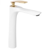 Baterie pentru baie Rea Orbit White Gold High