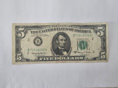 SUA 5 Dollars 1963 A Rara foto