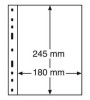 File PVC de rezerva Optima 1S pentru blocuri si materiale filatelice - 10 buc.