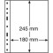 File PVC de rezerva Optima 1S pentru blocuri si materiale filatelice - 10 buc.