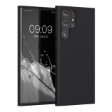 Husa pentru Samsung Galaxy S22 Ultra, Silicon, Negru, 56766.47, kwmobile, Carcasa